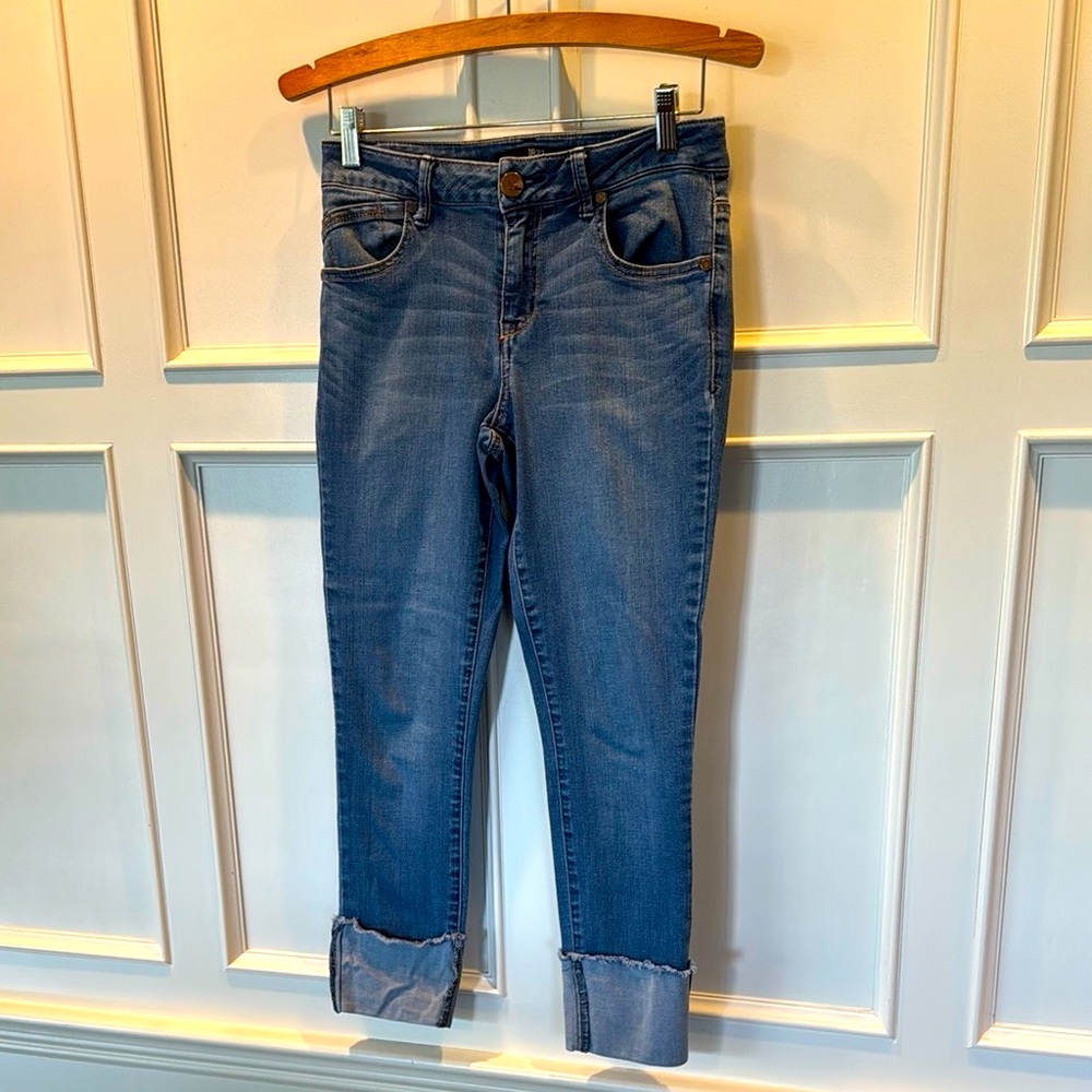 1822 Denim Taylor Jeans size 4 cuffed & cropped